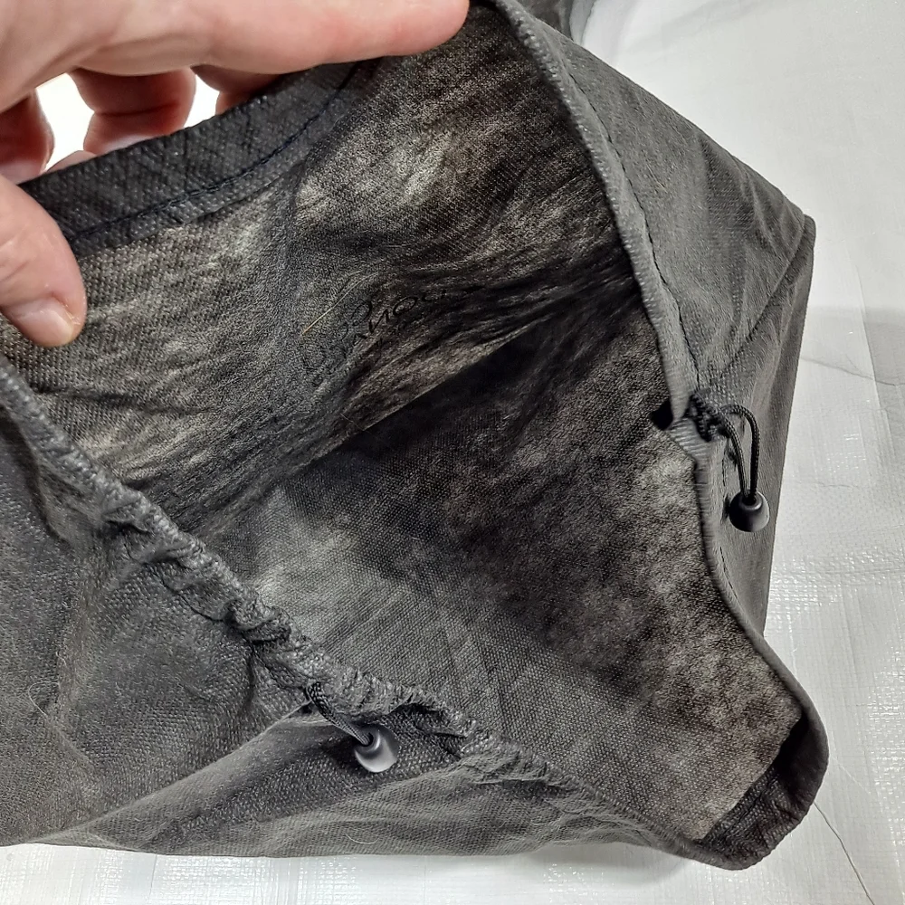 Donald J Pliner Brown Gold Logo Dust Cover Drawstring Pouch Bag